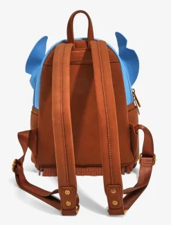 Lilo & Stitch - Hippie Stitch Cosplay 10” Faux Leather Mini Backpack