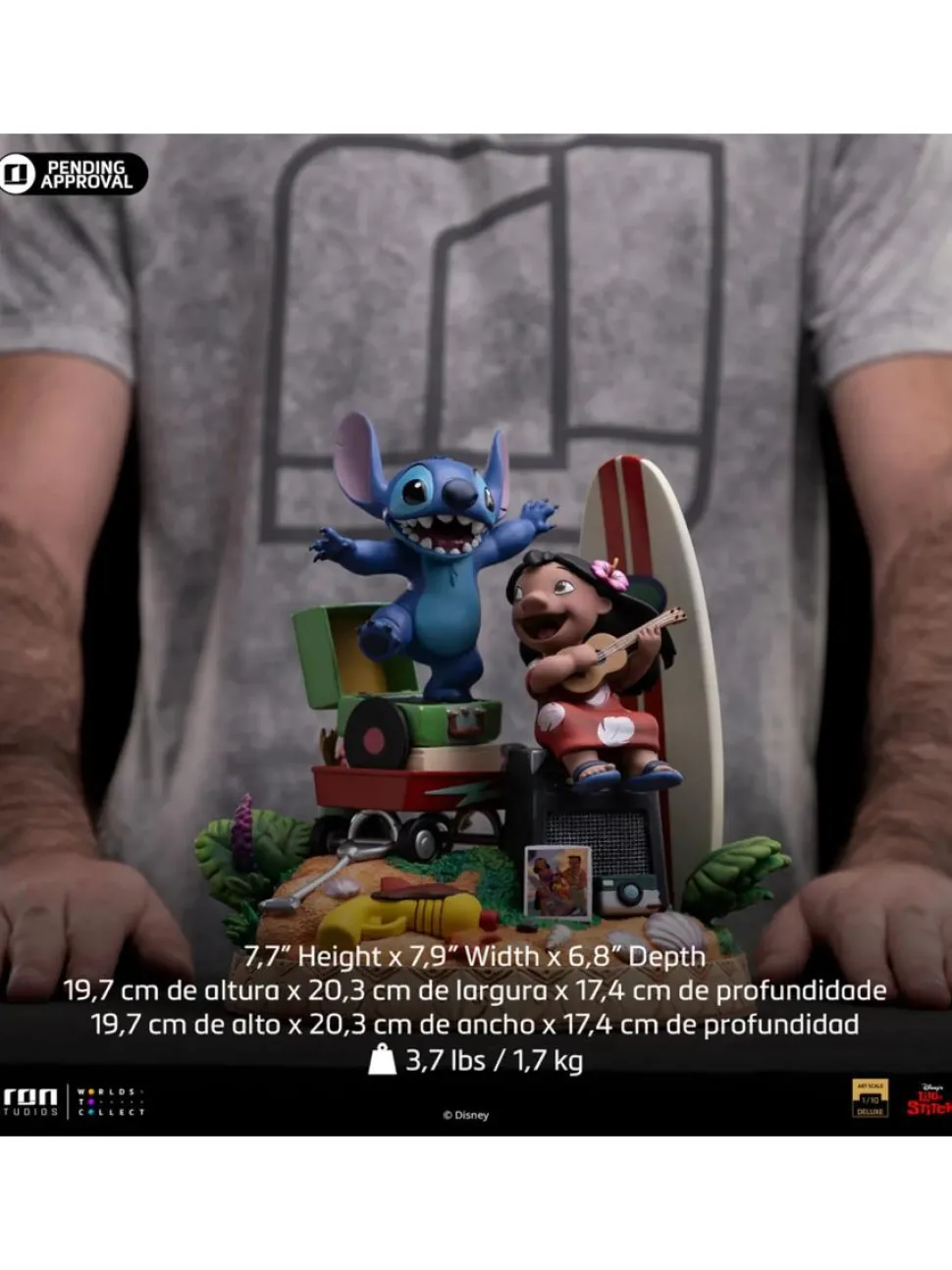 Lilo & Stitch - Lilo & Stitch Deluxe 1/10th Scale Statue