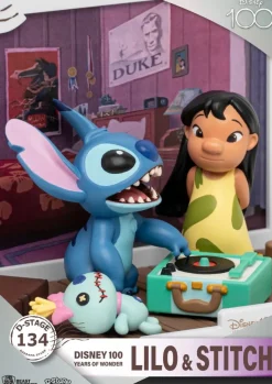 Lilo & Stitch - Lilo & Stitch Disney 100 Years of Wonder D-Stage 6" Diorama Statue