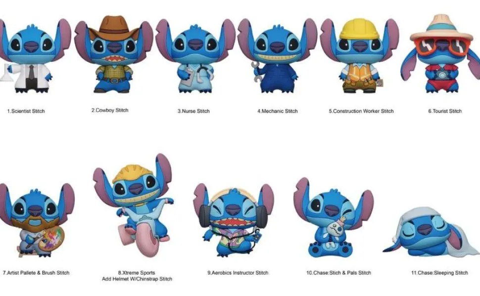 Lilo & Stitch - Series 06 3D Figural Foam Bag Clip Blind Bag (Display of 24)