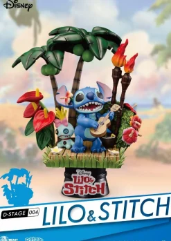 Lilo & Stitch - Stitch & Scrump D-Stage 6" PVC Diorama Statue