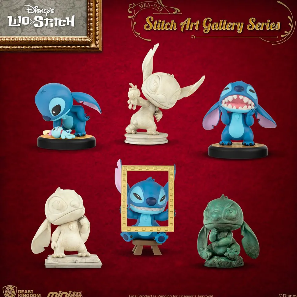 Lilo & Stitch - Stitch Art Gallery Series Mini Egg Attack 3" Action Figure (Display of 6)
