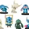 Lilo & Stitch - Stitch Art Gallery Series Mini Egg Attack 3" Action Figure Bundle (Set of 7)