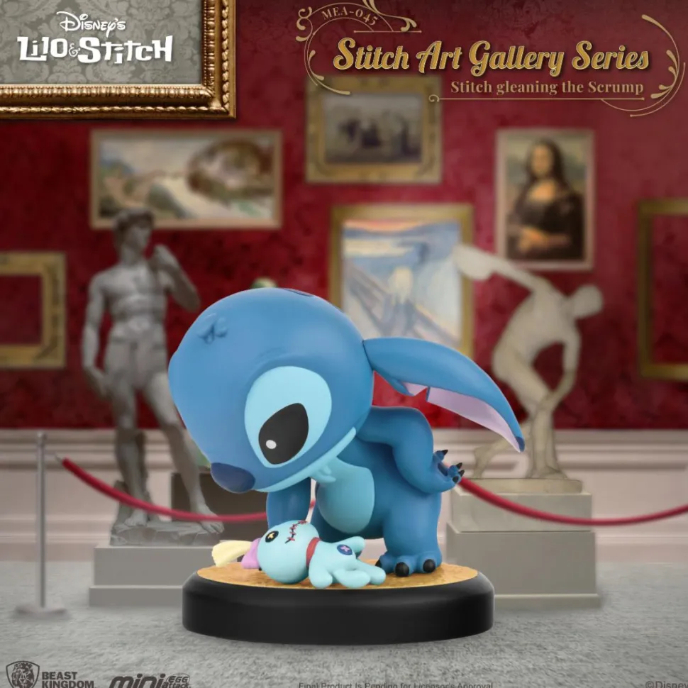 Lilo & Stitch - Stitch Art Gallery Series Mini Egg Attack 3" Action Figure Bundle (Set of 7)