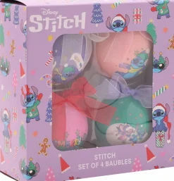 Lilo & Stitch - Stitch Disney Icons & Villains Christmas Baubles Ornament 4-Pack