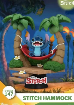 Lilo & Stitch - Stitch in Hammock D-Stage 6" PVC Diorama Statue