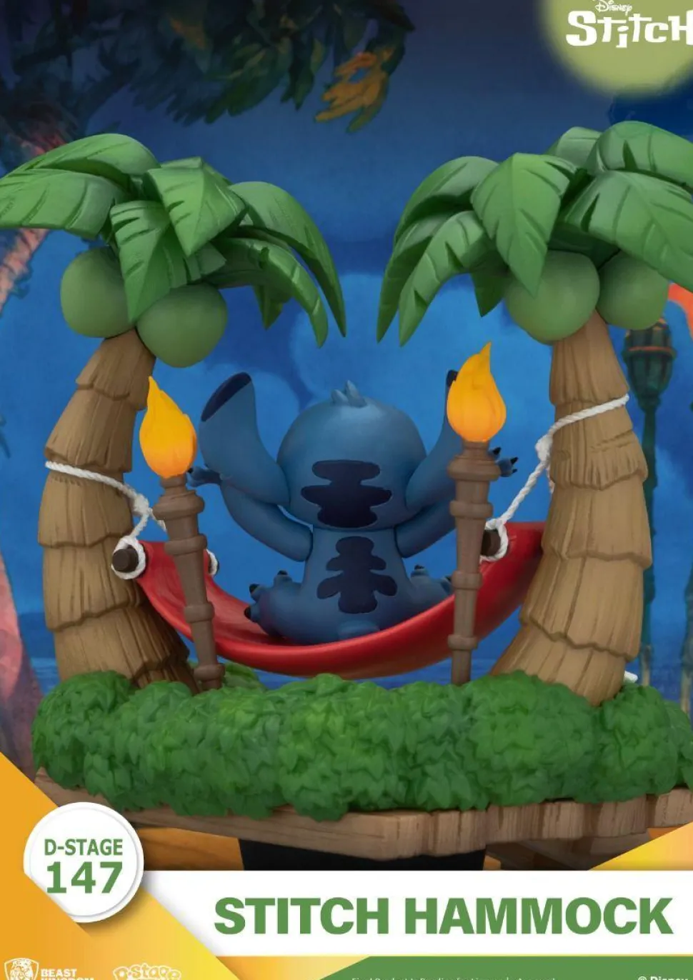 Lilo & Stitch - Stitch in Hammock D-Stage 6" PVC Diorama Statue
