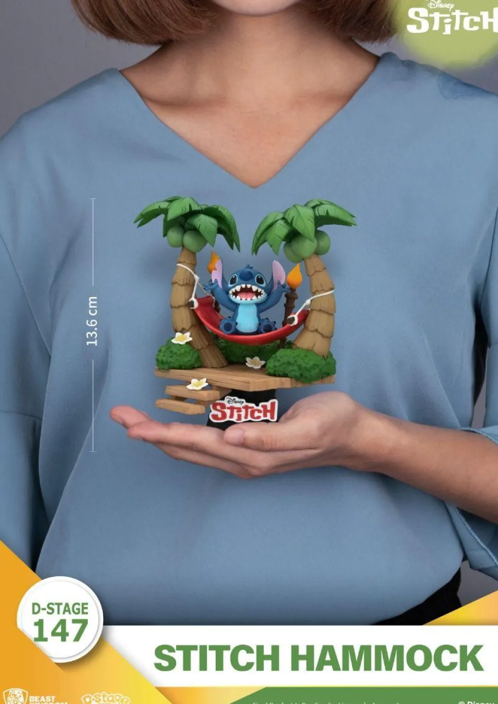 Lilo & Stitch - Stitch in Hammock D-Stage 6" PVC Diorama Statue