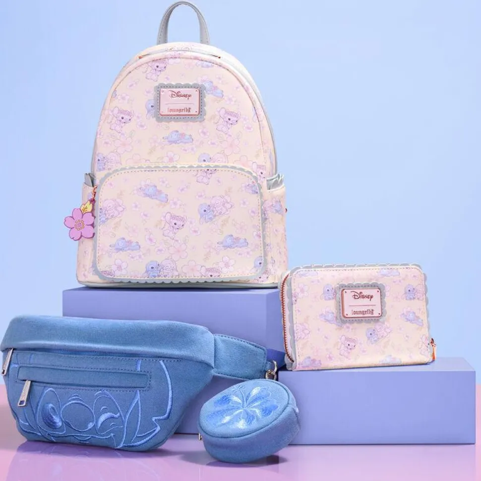 Lilo & Stitch - Stitch Ohana 5" Canvas Belt Bag with Coin Purse