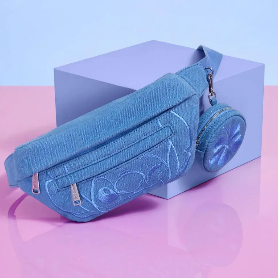 Lilo & Stitch - Stitch Ohana 5" Canvas Belt Bag with Coin Purse