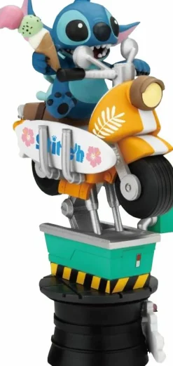 Lilo & Stitch - Stitch on Coin Ride D-Stage 6" PVC Diorama Statue