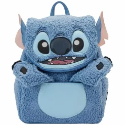 Lilo & Stitch - Stitch Sherpa Cosplay 10" Faux Leather Mini Backpack