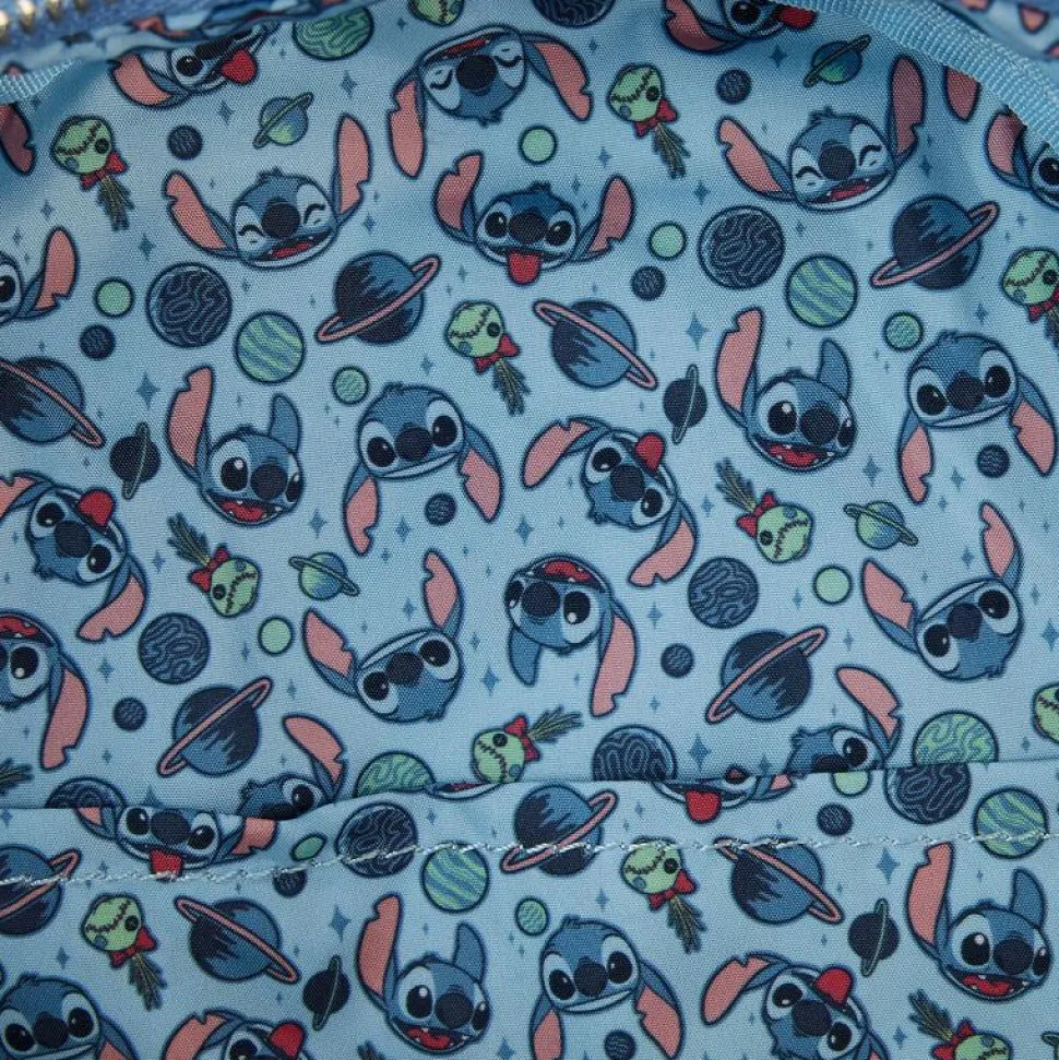 Lilo & Stitch - Stitch Sherpa Cosplay 10" Faux Leather Mini Backpack