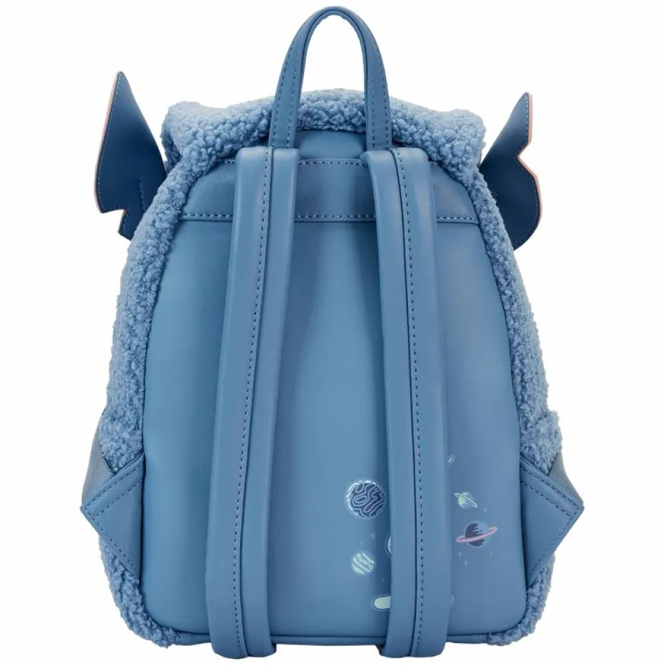 Lilo & Stitch - Stitch Sherpa Cosplay 10" Faux Leather Mini Backpack
