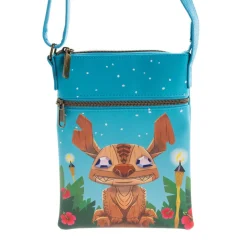 Lilo & Stitch - Stitch Tiki 9" Faux Leather Passport Bag