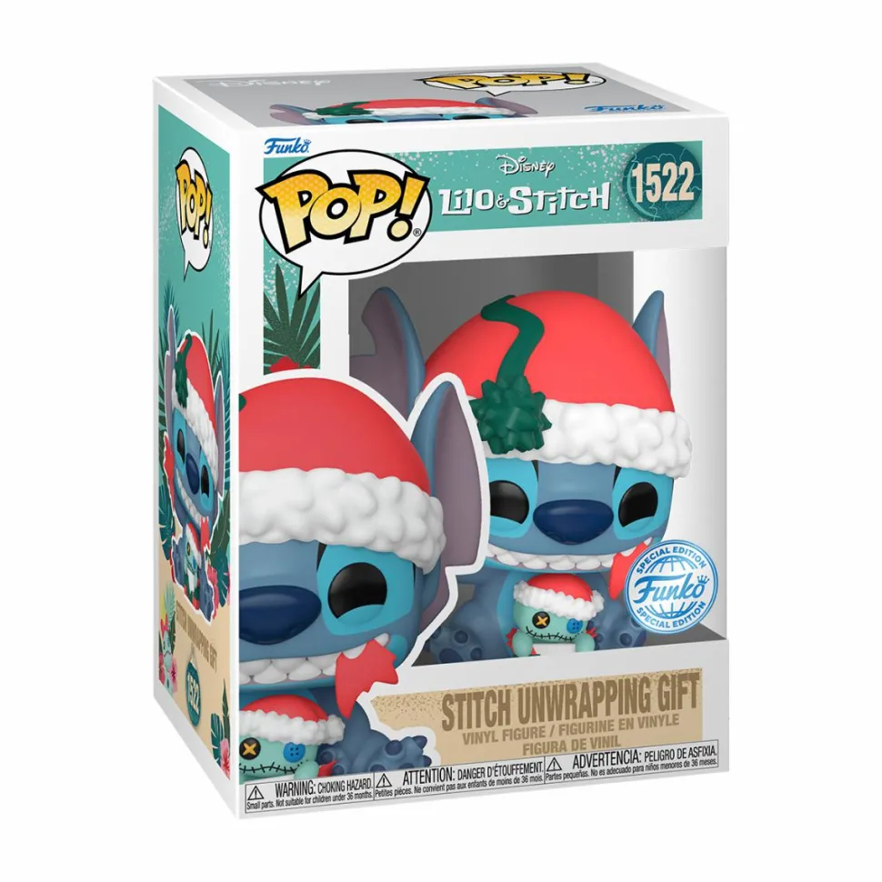 Lilo & Stitch - Stitch Unwrapping Gift (Holiday) Pop! Vinyl Figure