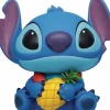 Lilo & Stitch - Stitch with Pineapple Figural 8" PVC Money Bank
