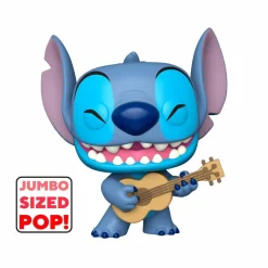 Lilo & Stitch - Stitch with Ukelele 10" Jumbo Pop! Vinyl Figure