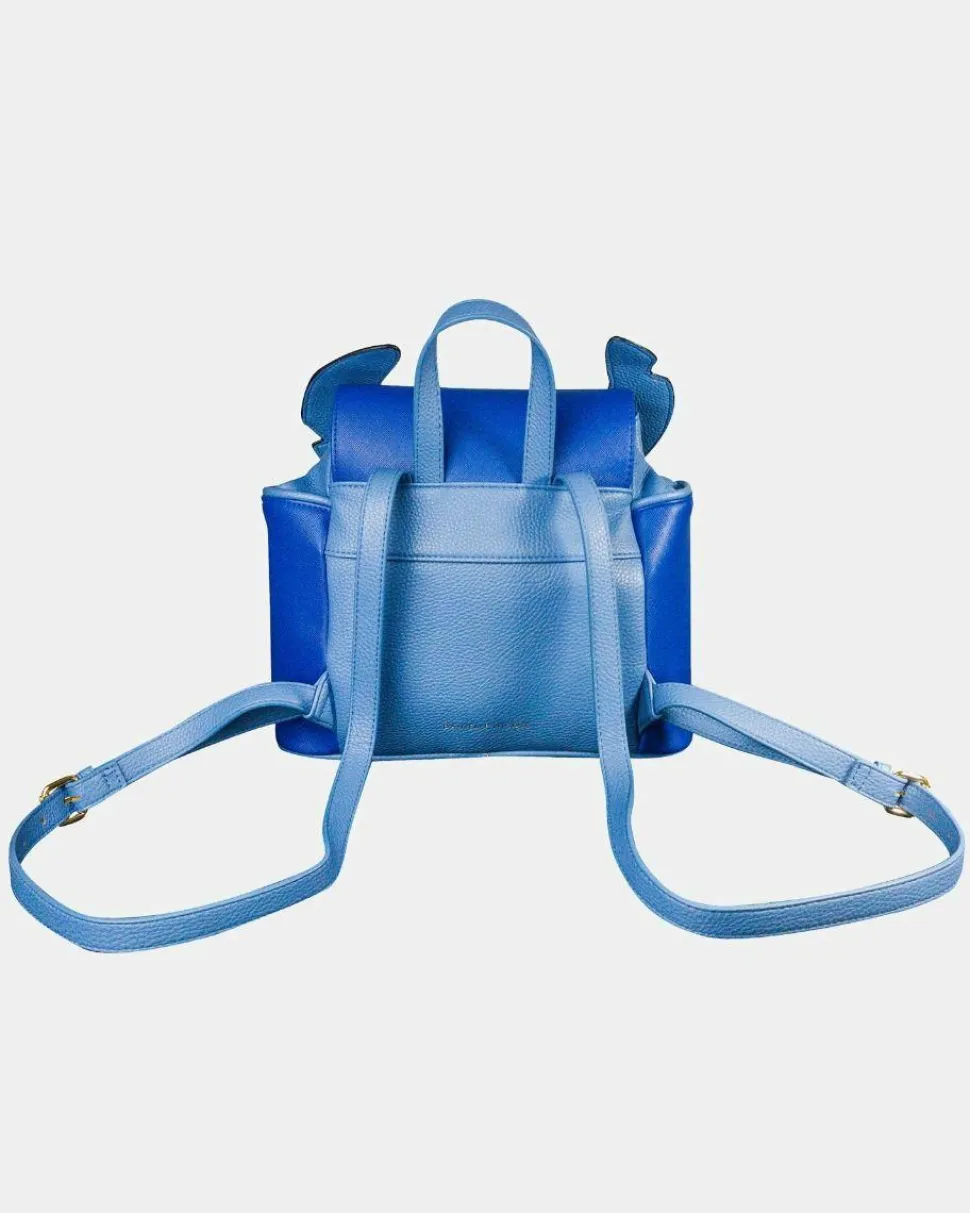 Lilo & Stitch - Stitch with Pineapple 11” Faux Leather Flap Mini Backpack