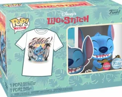 Lilo & Stitch - Stitch with Ukulele Flocked Pop! Vinyl Figure & T-Shirt Box Set