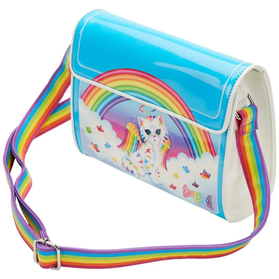 Lisa Frank - Angel Kitty 7” Faux Leather Crossbody Bag