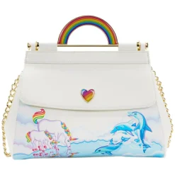Lisa Frank - Markie Reflection 8” Faux Leather Crossbody Bag