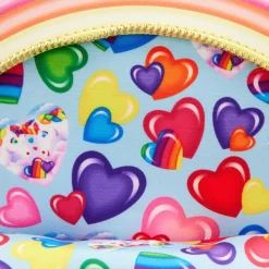 Lisa Frank - Markie Reflection 11” Faux Leather Mini Backpack