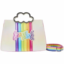 Lisa Frank - Rainbow Cloud 8” Faux Leather Crossbody Bag