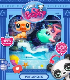 Littlest Pet Shop - Aquarium Shell-Fie Petfluencers Mini Figure 2-Pack (Series 1)