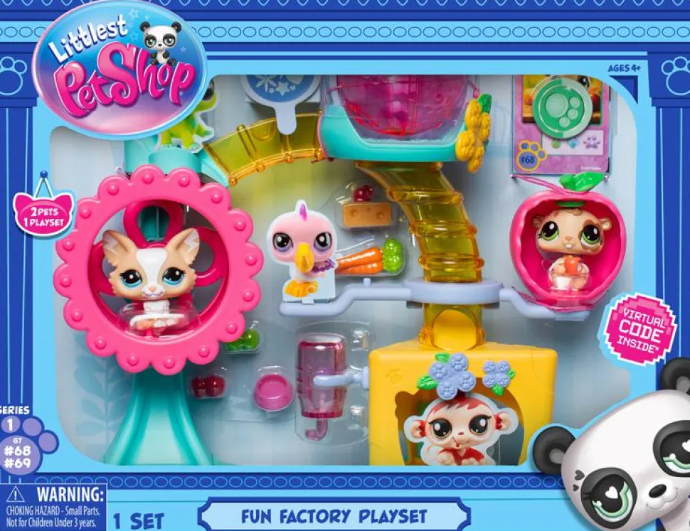 Littlest Pet Shop - Fun Factory Playground Playset (Series 1)