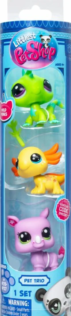 Littlest Pet Shop - Pet Trio #35, #36 & #37 Mini Figure 3-Pack in Tube (Series 1)
