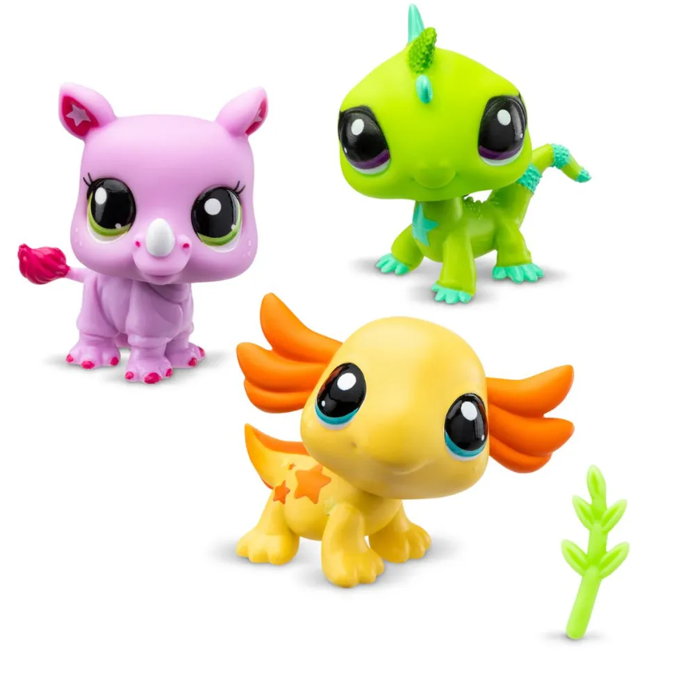 Littlest Pet Shop - Pet Trio #35, #36 & #37 Mini Figure 3-Pack in Tube (Series 1)