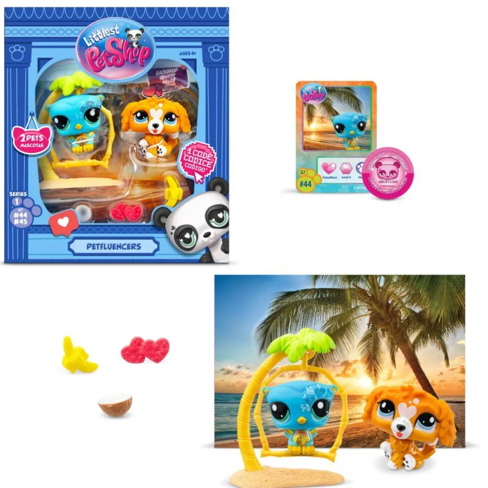 Littlest Pet Shop - Sunset Pals Petfluencers Mini Figure 2-Pack (Series 1)