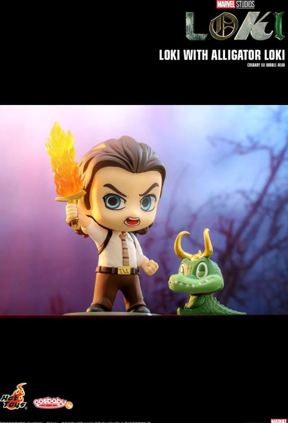 Loki (2021) - Loki with Alligator Loki Cosbaby (S) Hot Toys Figure