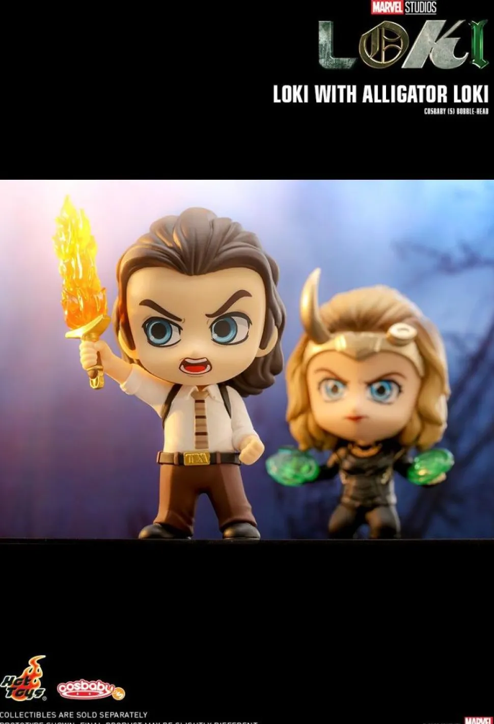 Loki (2021) - Loki with Alligator Loki Cosbaby (S) Hot Toys Figure