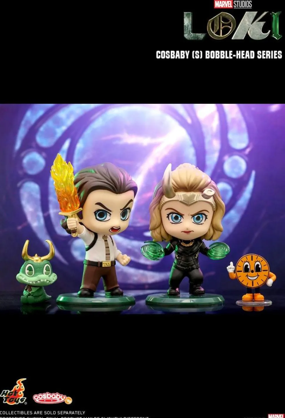 Loki (2021) - Loki with Alligator Loki Cosbaby (S) Hot Toys Figure