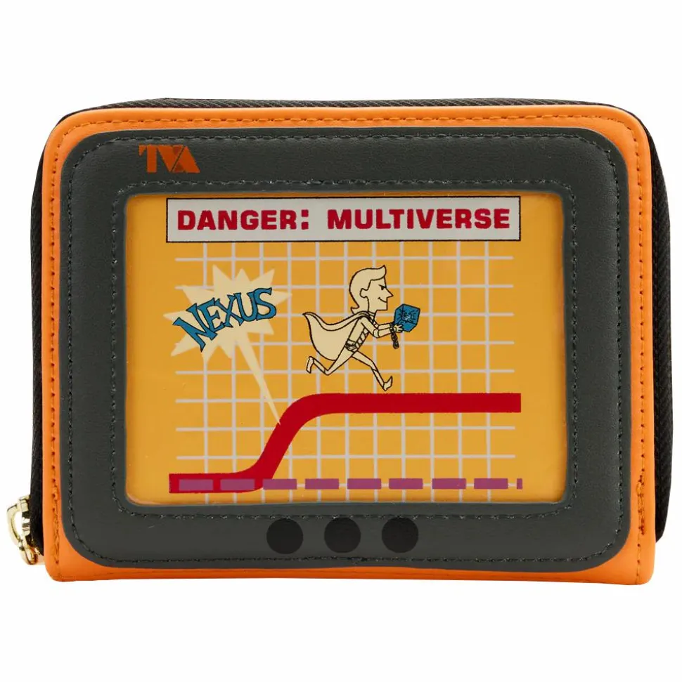 Loki - Miss Minutes 4” Faux Leather Zip-Around Wallet