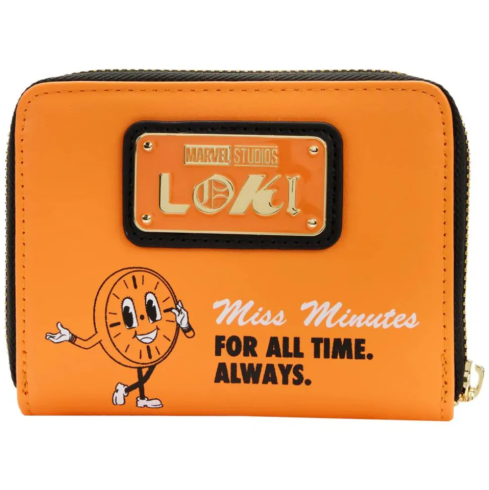 Loki - Miss Minutes 4” Faux Leather Zip-Around Wallet