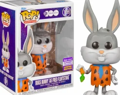 Looney Tunes - Bugs Bunny as Fred Flintstone Warner Bros 100th Anniversary Pop! Vinyl Figure (2023 Summer Convention Exclusive) (Popcultcha Exclusive)