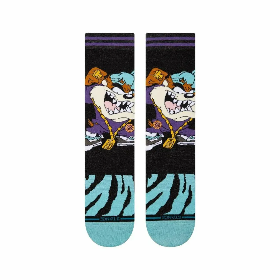 Looney Tunes - Looney Tunes x Stance Taz Crew Socks (One Size)