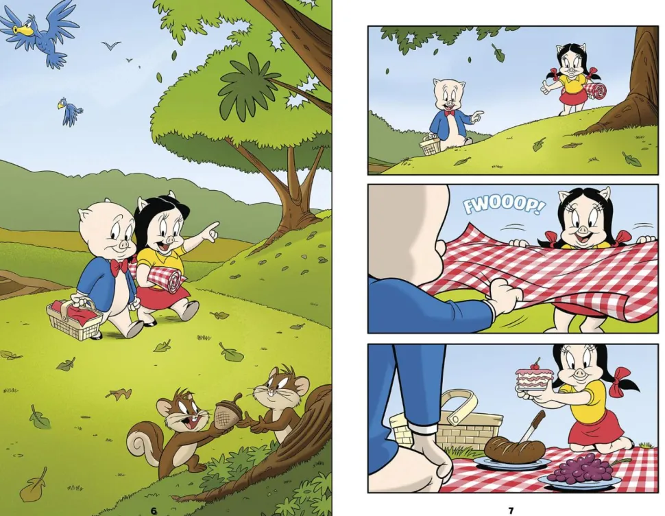 Looney Tunes - Picnic Pigs Paperback Book
