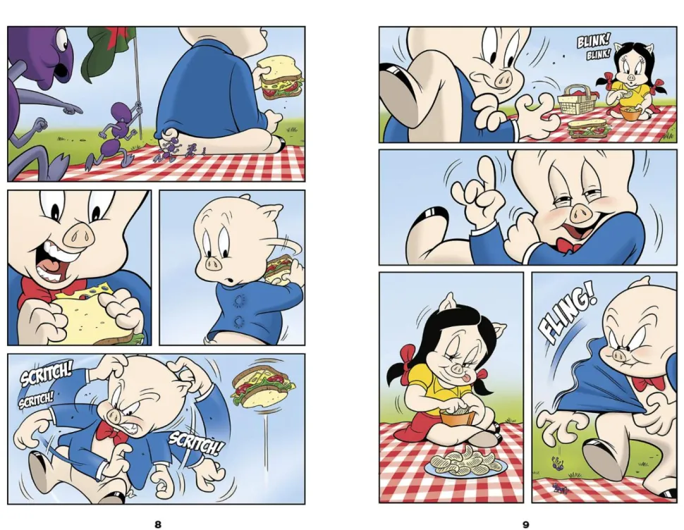 Looney Tunes - Picnic Pigs Paperback Book