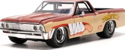 Looney Tunes - Tasmanian Devil & 1967 Chevrolet El Camino Hollywood Rides 1/24th Scale Die-Cast Vehicle Replica