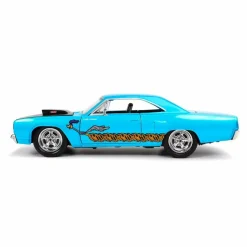Looney Tunes - Wile E. Coyote with 1970 Plymouth Road Runner Hollywood Rides 1/24th Scale Die-Cast Vehicle Replica