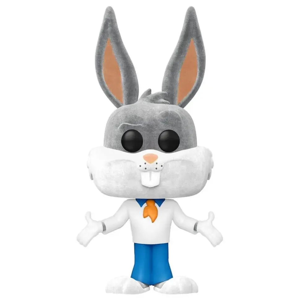 Looney Tunes x Scooby-Doo - Bugs Bunny as Fred Jones Warner Bros. 100th Anniversary Flocked Pop! Vinyl Figure & T-Shirt Box Set