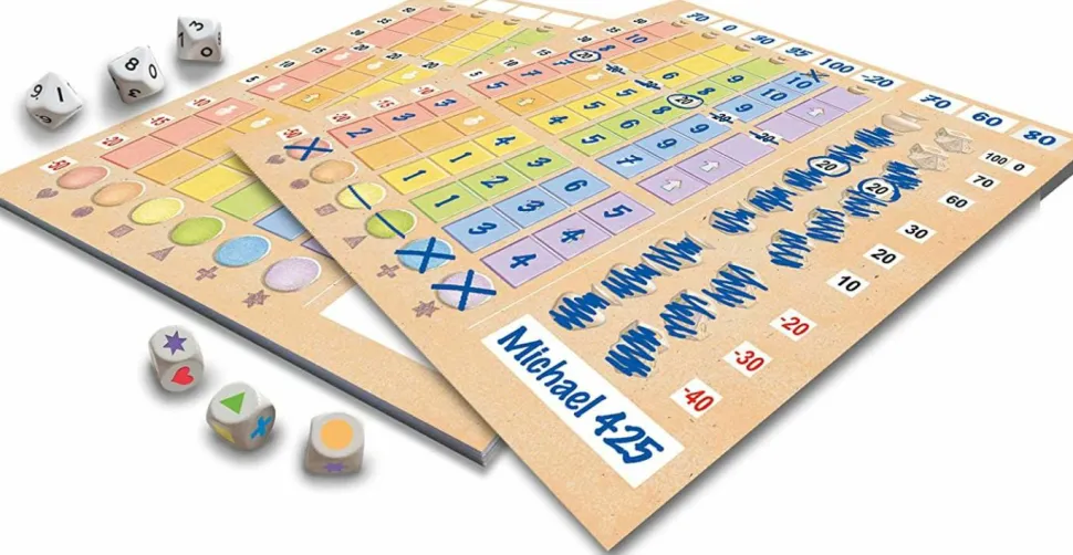Lost Cities Roll and Write - Board Game