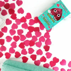 Lovely Jubbly Heart Rose-Scented Bath Confetti