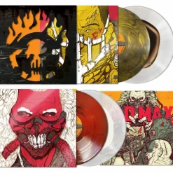 Mad Max: Fury Road (2015) - Original Motion Picture Soundtrack by Tom Holkenborg aka Junkie XL Deluxe Edition 4xLP Vinyl Record (War Rig Coloured Vinyl)