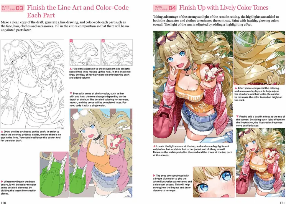 Manga & Anime Digital Illustration Guide: A Handbook for Beginners by Studio Hard Deluxe Paperback Book