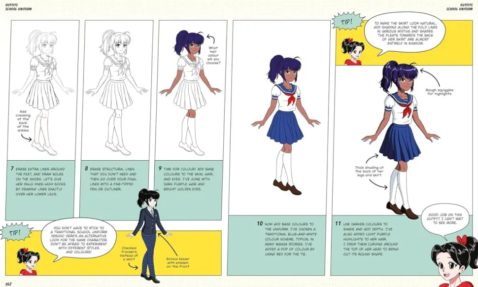 Manga Drawing School Hardcover Book